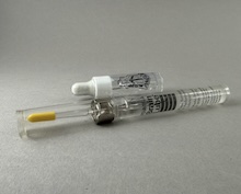 Thin clear tube of oil to lubricate yo-yos